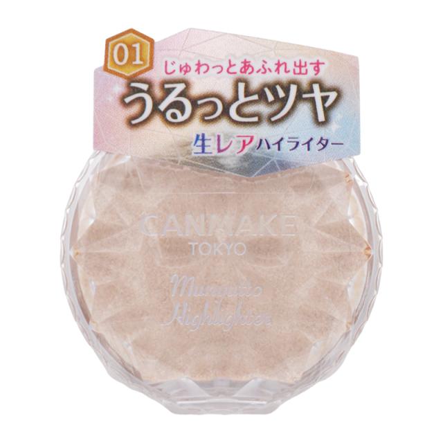 他サイト： CANMAKE キャンメイク むにゅっとハイライター 01 ムーンライトジェム ラメ配合 透明感 光沢肌 [ギフトラッピング対応の商品画像