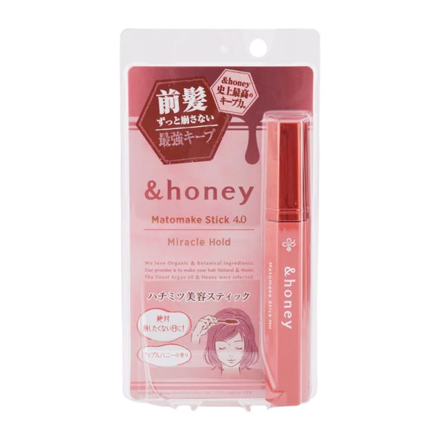 他サイト： &honey アンドハニー マトメイク スティック アップルハニーの香り まとまり ツヤ 湿気ブロック キープ成分[ギフトラッピの商品画像
