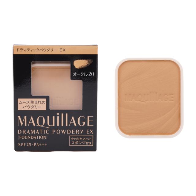 他サイト： MAQUillAGE 資生堂 マキアージュ ドラマティックパウダリー EX [オークル20] SPF25 PA+++ 9.3g の商品画像