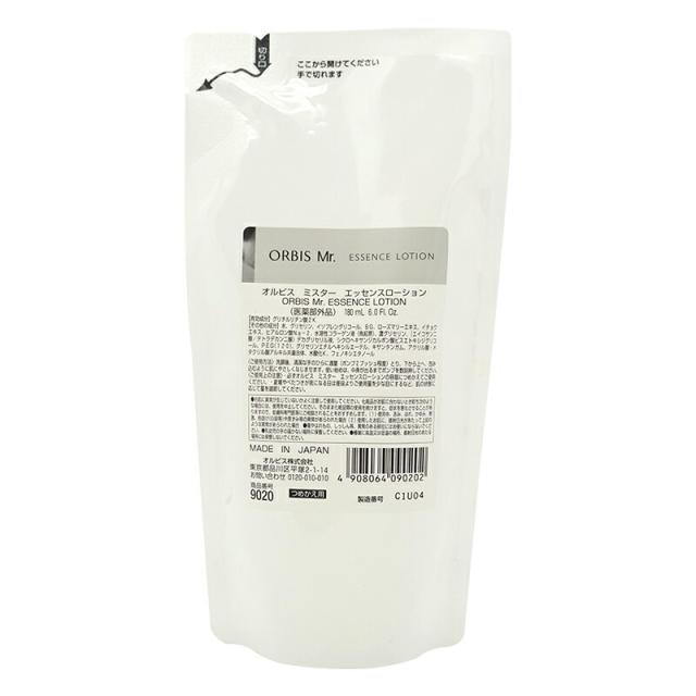 他サイト： ORBIS Mr. オルビス ミスター エッセンスローション 詰替え 180mL さっぱり、しっとり 無香料 つめかえ用[ギフトの商品画像