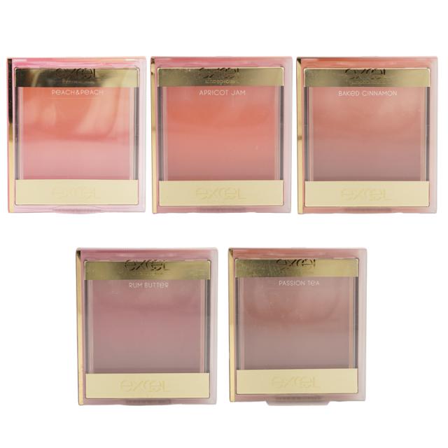 他サイト： excel エクセル オーラティック ブラッシュ [5種類から選べる] チーク ハイライトカラー グラデーション[ギフトラッピンの商品画像