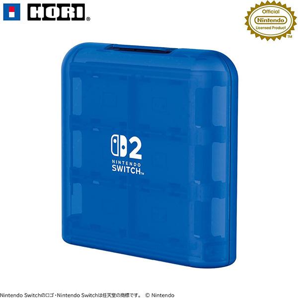 他サイト： 【新品】NSW2 HORI カードケース 24枚収納 (クリアブルー)【宅配便】の商品画像