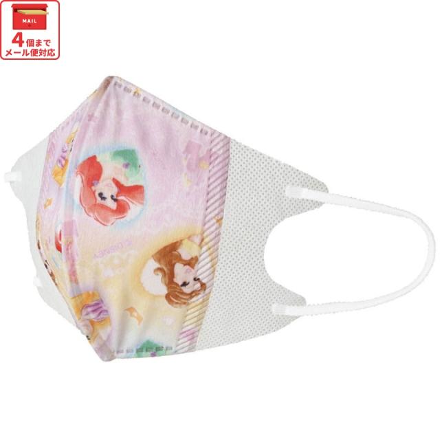 他サイト： 99% カット マスク 立体 子供 用 マスク M 7枚入 立体 不織布 マスク キャラクターMSKS3N スケーター ディズニの商品画像
