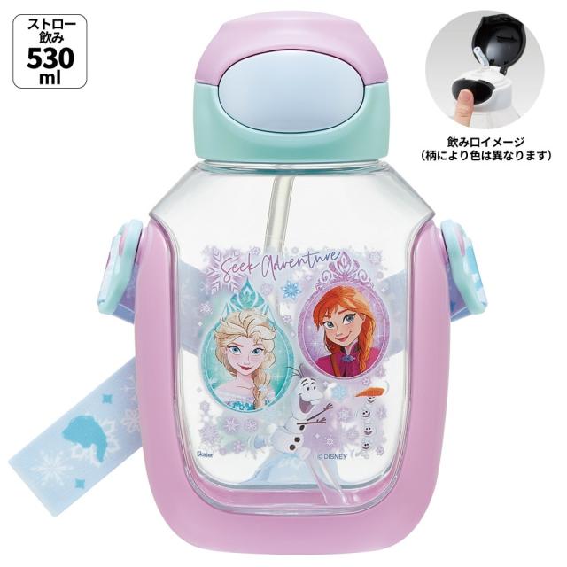 他サイト： ストロー ワンタッチ 水筒 530ml ワンプッシュ キッズ 子供 マグ ストロー付き skater スケーター PDSH6DXの商品画像