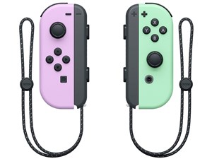 他サイト： Joy-Con (L)/(R)パステルパープル/ パステルグリーン[ラッピング可]の商品画像