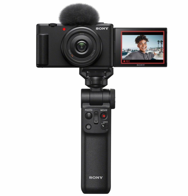 他サイト： 【グリップセット】SONY VLOGCAM ZV-1F ブラック(GP-VPT2BT付)【JAN:4548736147041-0の商品画像