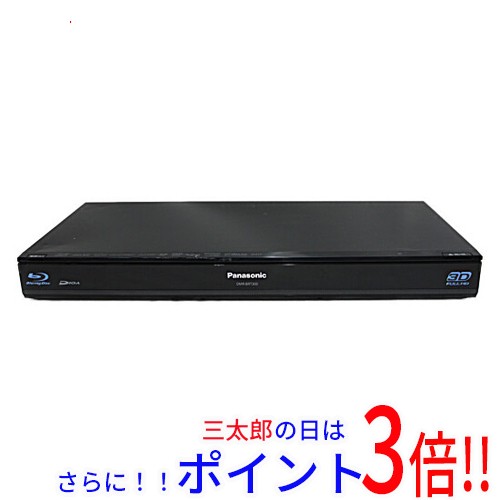 中古即納】送料無料 パナソニック Panasonic ブルーレイディスクレコーダー DMR-BRT220-K リモコンなし DIGA（パナソニック）  ブルーレイ対応 1番組 外付けHDD録画機能有 ハイビジョン録画 プログレッシブ対応 スカパー!プレミアムサービスLink有 強う DLNA 3D対応