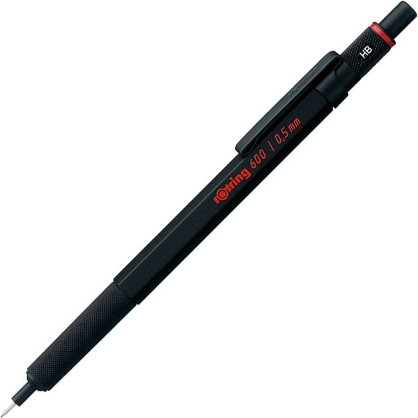 他サイト： ロットリング rOtring Rotring 600 シャープペンシル 0.5mm ブラック 1904443 502605 35の商品画像