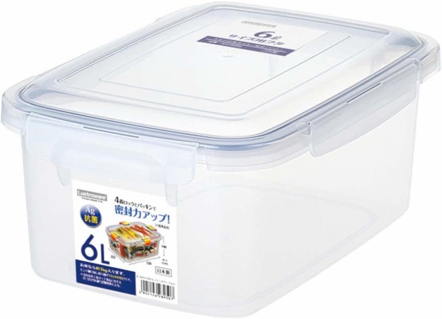 他サイト： 岩崎工業(株) ジャンボケース6.0L  キッチン用品 収納容器 ストッカー 密閉保存容器 日本製の商品画像