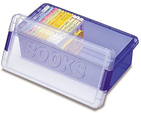 他サイト： 伊勢藤 文庫本ケース BL 4966149211379 収納  文庫本 片付け 収納ボックス 収納ケースの商品画像