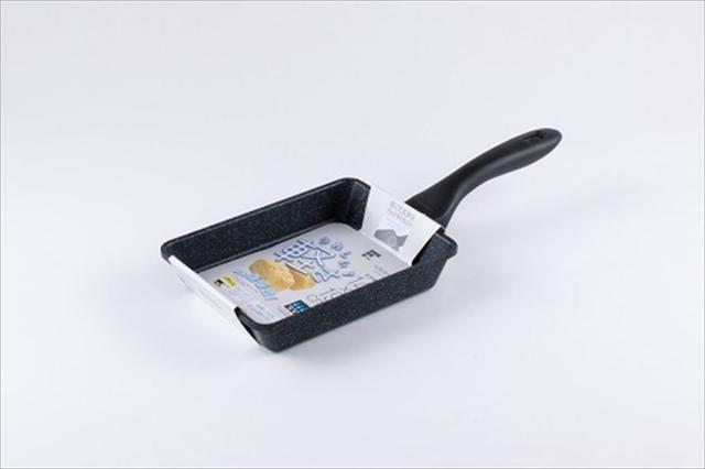 他サイト： <ガス火専用>和平フレイズ  エアリーゼ 玉子焼14×19cm RB-1291 ブラック 4903779112911  ?キッチの商品画像