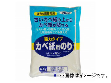 他サイト： アサヒペン 強力タイプ カベ紙用のり 400g 773 JAN:4970925156655の商品画像