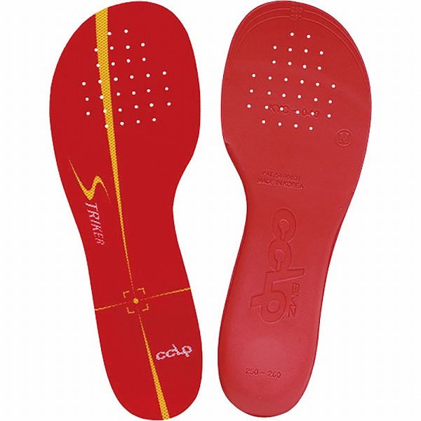 他サイト： BMZ カルパワースマートストライカー インソール レッド 薄型モデル 選べる5サイズの商品画像