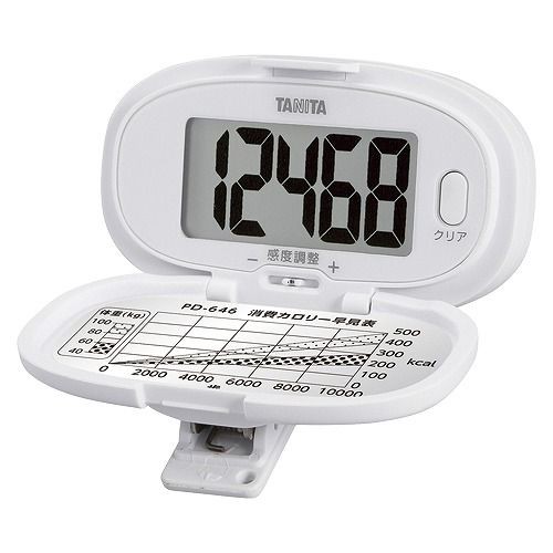 他サイト： タニタ(Tanita) 歩数計 PD-646-WH(37338)の商品画像