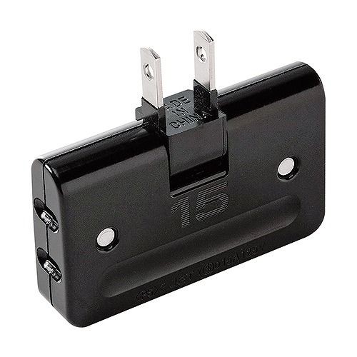 他サイト： サンワサプライ(Sanwa Supply) 平トリプルタップ TAP-AC5BKN(29056)の商品画像