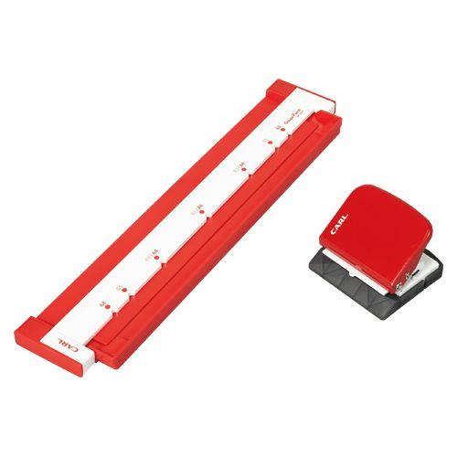 他サイト： カール事務器(CARL) ゲージパンチ レッド GP-2630-R(38229)の商品画像