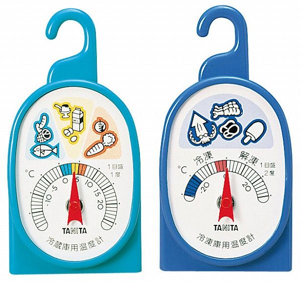 他サイト： タニタ(Tanita) 冷凍・冷蔵庫用温度計 入数:1セット(2個組) No.5497(BOV40)の商品画像