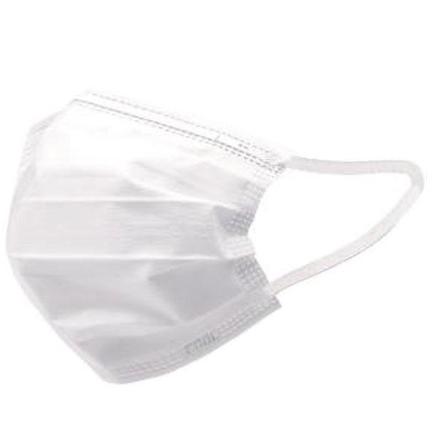 他サイト： HIRO 冷感不織布マスク ホワイト ふつうサイズ プリーツタイプ 暑い夏をcoolに乗り切る!接触冷感! 入数:1箱(50枚)の商品画像