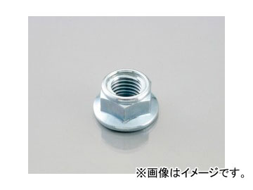 他サイト： 2輪 キタコ フランジ付ロックナット(セレート無) M8用/P1.25 サイズ=A:8.5B:17C:12 0900-001-0の商品画像
