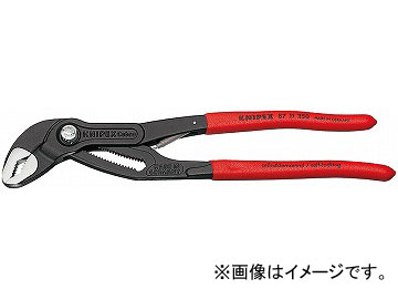 他サイト： クニペックス/KNIPEX コブラ(マチック) ウォーターポンププライヤー 品番:8711-250 JAN:4003773035の商品画像