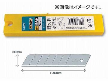 他サイト： オルファ/OLFA 特大H刃 HB5K 入数:5枚 JAN:4901165104052の商品画像