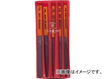 他サイト： ツボサン 組ヤスリセット5本組 荒目 ST005-01(4931548) JAN:4518007350012の商品画像