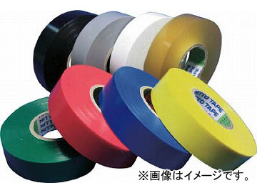 他サイト： 日東電工CS ビニールテープNo.21 19mm×10m 黒 10巻入り 21-10BK(4703537) JAN:495387の商品画像