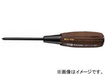 他サイト： ベッセル ウッディ貫通ドライバー B-330(+)1×75 B-330-1-75(8187234)の商品画像