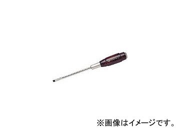 他サイト： 京都機械工具/KTC 木柄ドライバ マイナス貫通タイプ8マイナス D12M28(3733491) JAN:49894338173の商品画像
