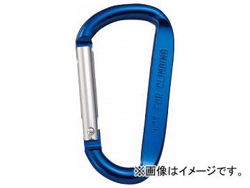 他サイト： トラスコ中山/TRUSCO カラビナ 線径8mm×80mm D型 ブルー TKN880BL(3842401) JAN:49899の商品画像
