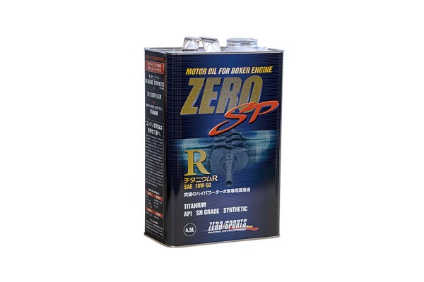 他サイト： ゼロスポーツ/ZERO SPORTS ZERO SP チタニウムR エンジンオイル 4.5L 10W-50 0826011の商品画像