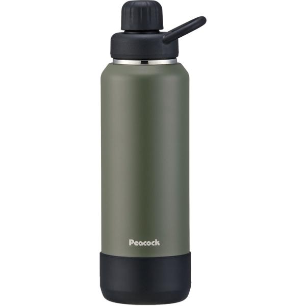 他サイト： ピーコック 炭酸対応ボトル 1.0L カーキ AJL-R100Kの商品画像