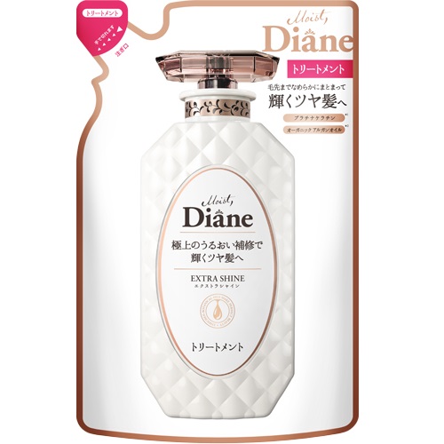 他サイト： モイスト・ダイアン パーフェクトビューティ エクストラシャイン トリートメント詰め替え 【330ml】(ストーリア)の商品画像