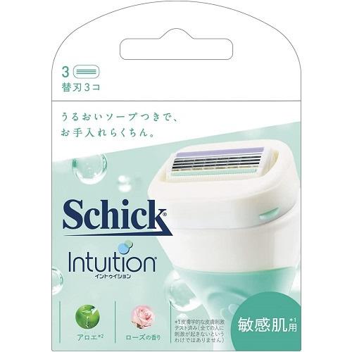 他サイト： Schick(シック) イントゥイション 敏感肌用 替刃 【3個入】(シック・ジャパン)の商品画像