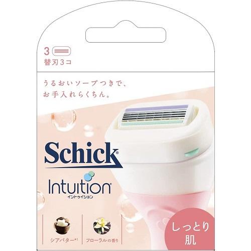 他サイト： Schick(シック) イントゥイション しっとり肌 替刃 【3個入】(シック・ジャパン)の商品画像