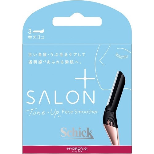他サイト： Schick(シック) ハイドロシルク サロンプラス トーンアップ フェイススムーサー 替刃 【3個入】(シック・ジャパン)の商品画像