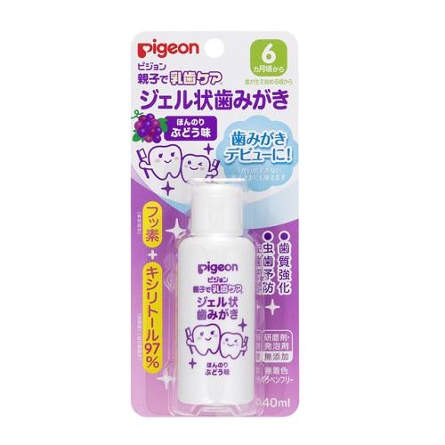 他サイト： ジェル状歯みがき ぶどう味 【40ml】(ピジョン)の商品画像