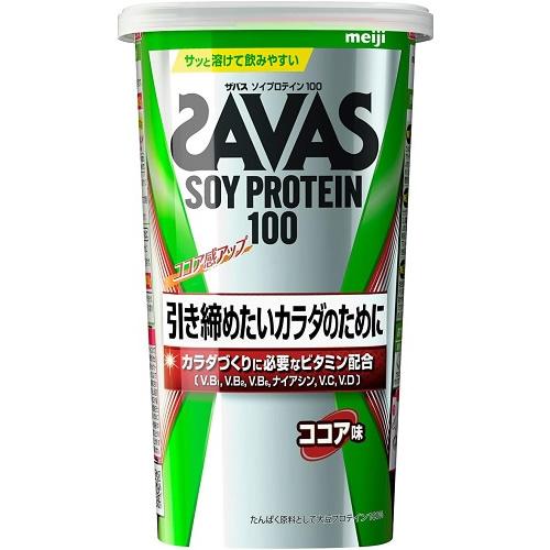 他サイト： ザバス ソイプロテイン100 ココア味 【224g】(明治)の商品画像