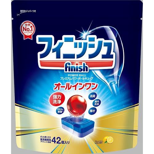 他サイト： フィニッシュ オールインワン プレミアムパワーボールキューブ M 【42個入】(レキットベンキーザージャパン)の商品画像