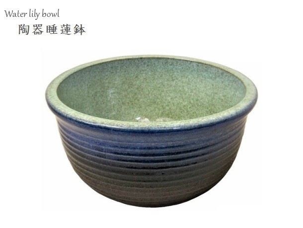 17号(直径約51cm)・他店徹底対抗価格】陶器睡蓮鉢【Lサイズ・ライトブルー】 大型 大 睡蓮鉢 水蓮鉢 陶器 金魚鉢 メダカ鉢 ビオトープ  の通販はau PAY マーケット チャオムン au PAY マーケット－通販サイト