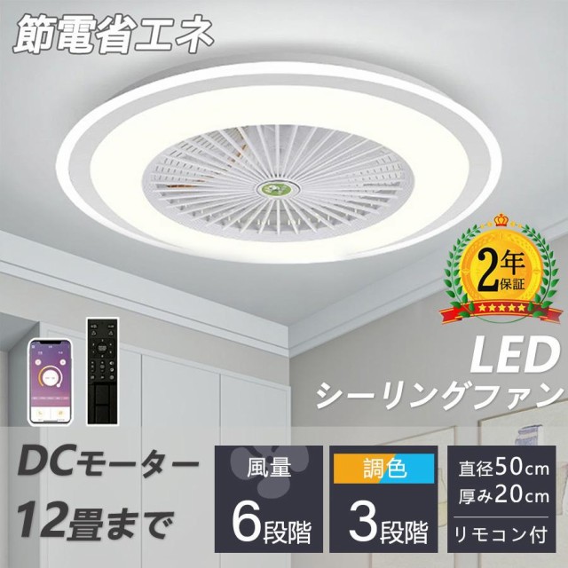 シーリング 色っぽく ファン 傾斜天井 ライト リモコン付き DCモーター ノンブラシ LED 照明器具 換気 感染