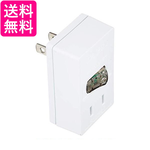 他サイト： オーム電機 HS-TMP2A2-W LEDスイッチ節電タップ 2個口 送料無料の商品画像