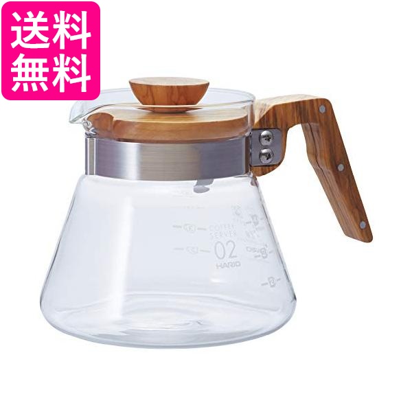 他サイト： ハリオ VCWN-60-OV  オリーブウッド コーヒーサーバー600  実用容量 600ml HARIO 送料無料の商品画像