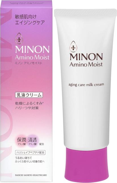 他サイト： 1個 MINON  ミノン アミノモイスト エイジングケア ミルククリーム 100g 定形外メール便にて発送の商品画像