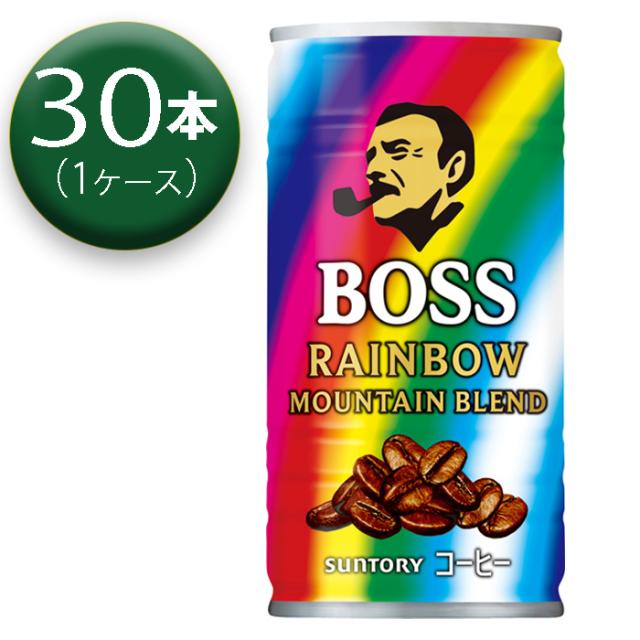 他サイト： 【1箱】 サントリー ボス レインボーマウンテンブレンド 185ml ×30本 缶 SUNTORY BOSS コーヒー リニューの商品画像