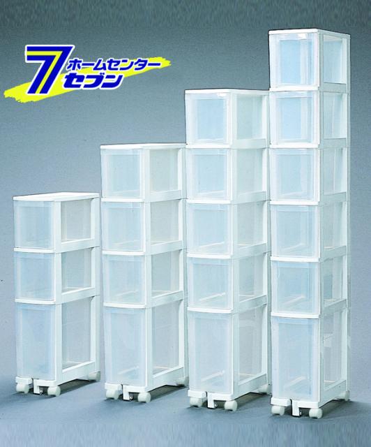 他サイト： キッチンチェスト ホワイト/クリア 21アイリスオーヤマ [収納 食器棚 衣類収納 リビング キッチン]の商品画像