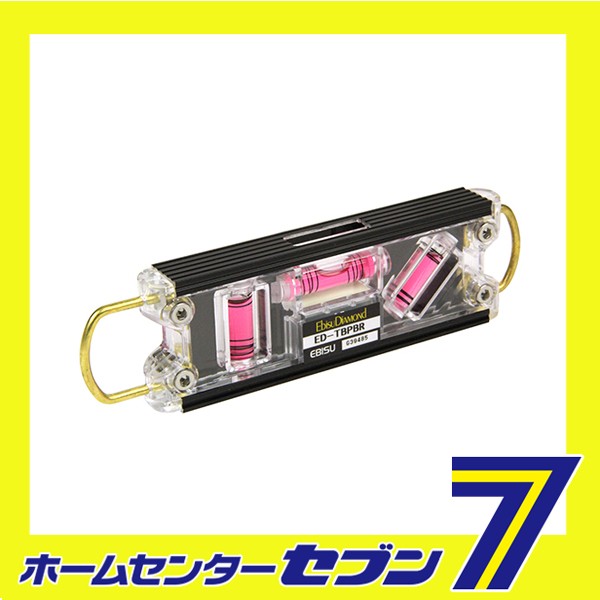 他サイト： トビレベルプロ ブラック ED-TBPBR エビス [大工道具 測定具 水平器]の商品画像