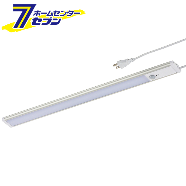 他サイト： オーム電機 LEDエコスリム 人感明暗センサー式ライト 9W 昼光色06-4189 LT-NLEST09D-HP[照明器具:スリの商品画像