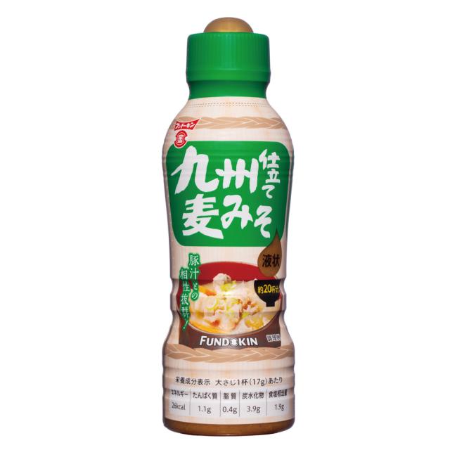 他サイト： みそ 液状 九州仕立て 液状麦みそ 350g  フンドーキン醤油 [味噌 液体 カツオ こんぶ 国産 大分]の商品画像
