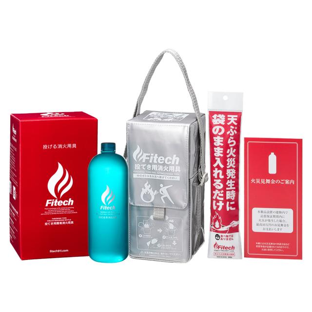他サイト： ファイテック 投てき用 消火用具 [トウテキ ボトル 投げ込み 防災 火事 災害 地震]の商品画像